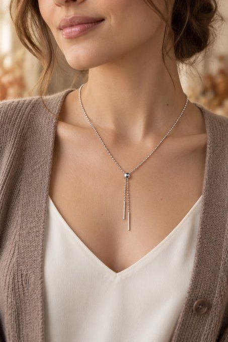 Collier cravate 