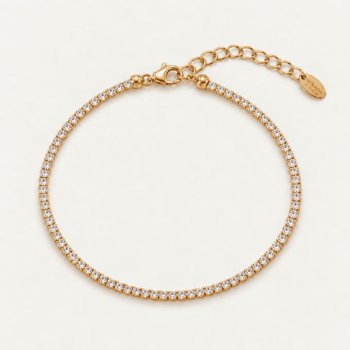 Bracelet rivière scintillante