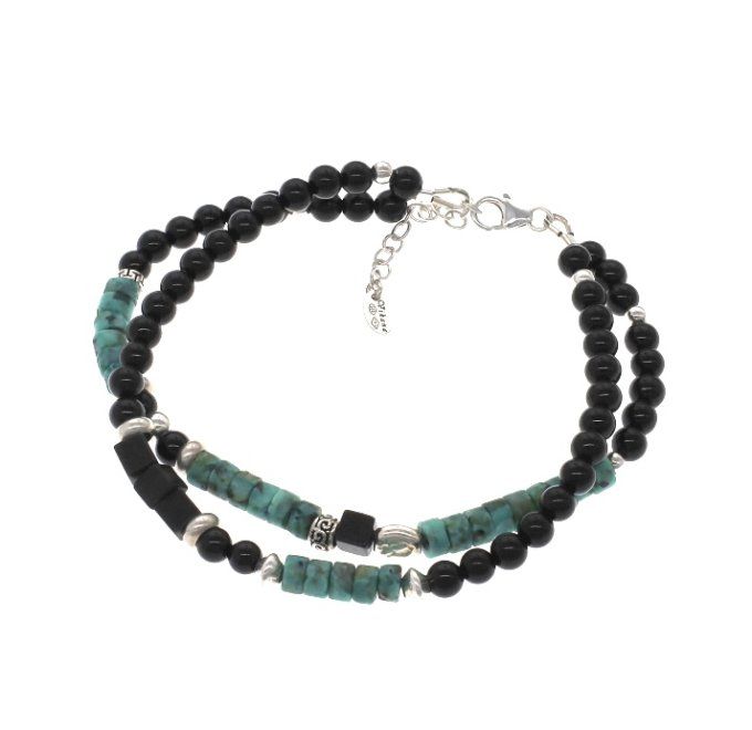 BRACELET BARRY TURQUOISE ONYX