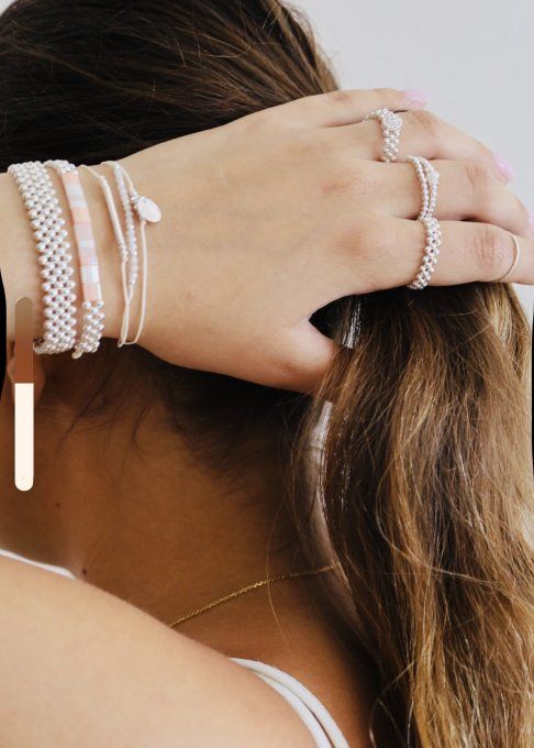 BAGUE DOUBLE ECUME