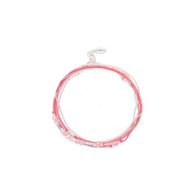 BRACELET TESSALIE ROSE / CORAIL