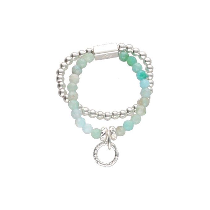 BAGUE BORD DE MER AMAZONITE 2