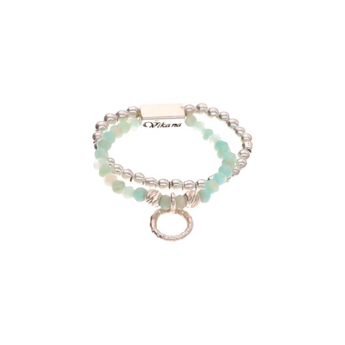 BAGUE BORD DE MER AMAZONITE 