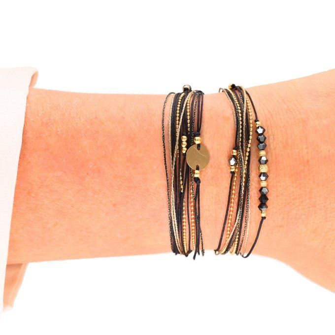 BRACELET MULTI-TOURS OR