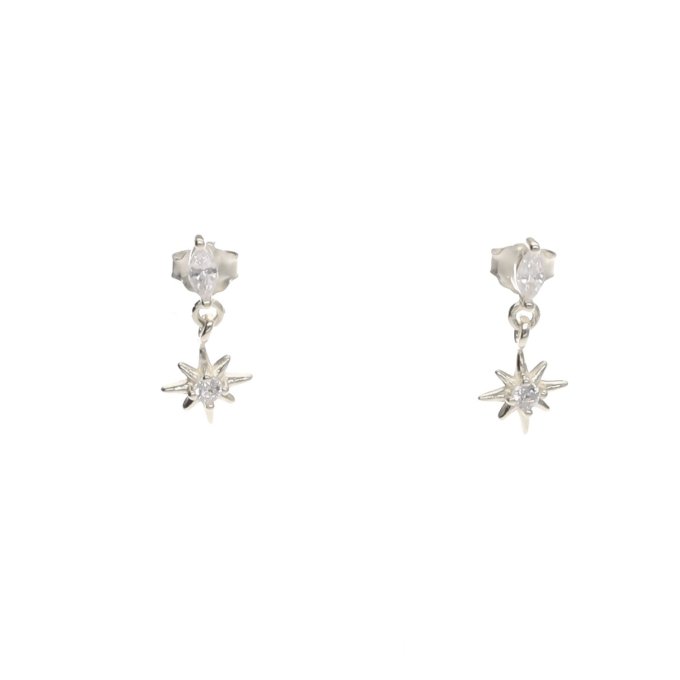 BOUCLES D'OREILLES ETOILE POLAIRE 