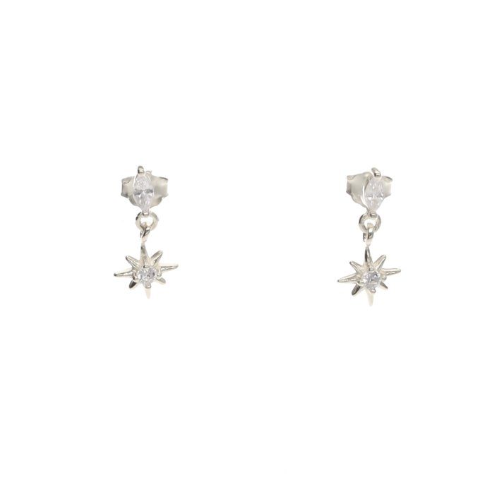 BOUCLES D'OREILLES ETOILE POLAIRE OR