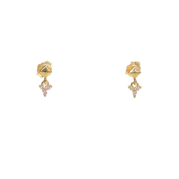 BOUCLES D'OREILLES BRILLANTS 