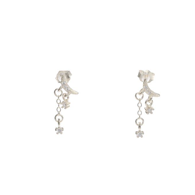 BOUCLES D'OREILLES LUNE 