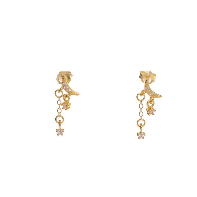 BOUCLES D'OREILLES LUNE 
