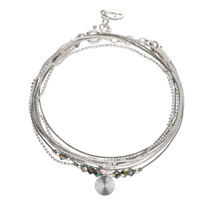 BRACELET MATHILDE RAYON - BORDEAUX