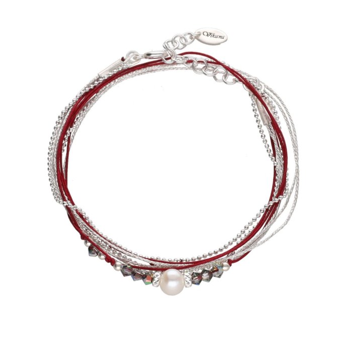 BRACELET MELANIE PERLE - CAMEL