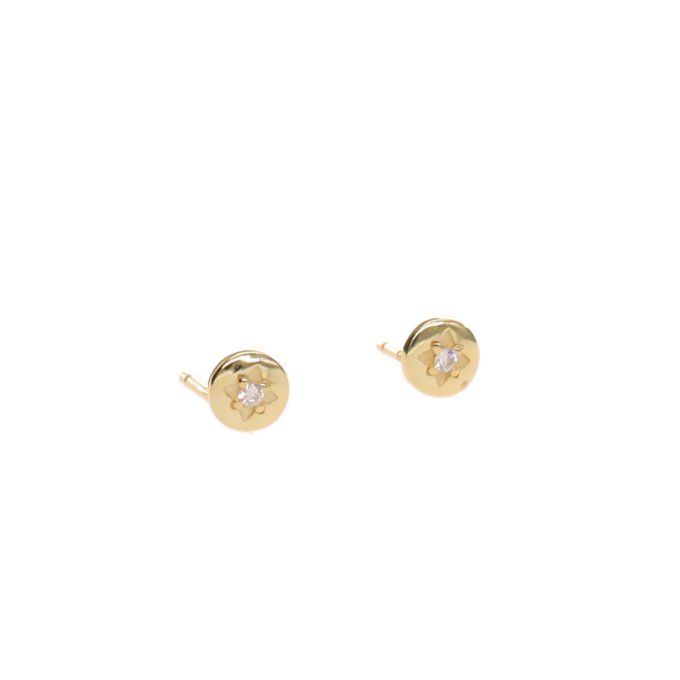 BOUCLES D'OREILLES ROND OR
