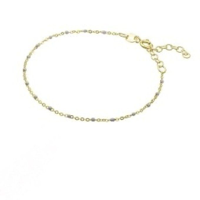 BRACELET ANGELA BLANC DORE