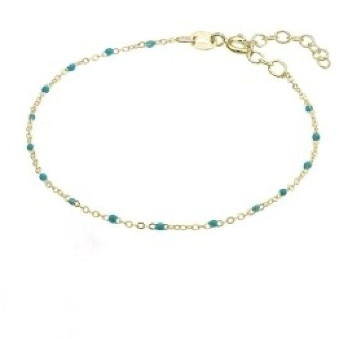 BRACELET ANGELA TURQUOISE DORE