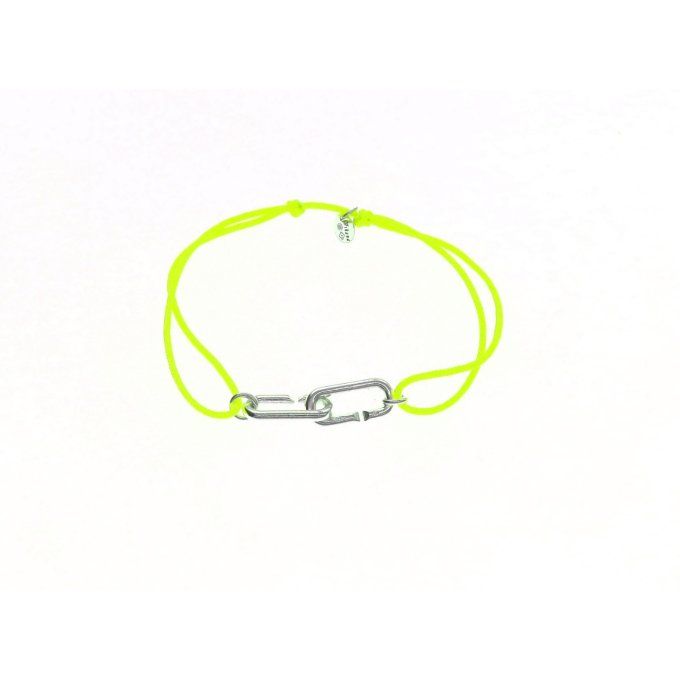 BRACELET CORENTIN JAUNE FLUO