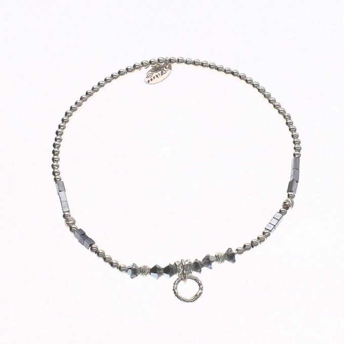 BRACELET ELINA GRIS 