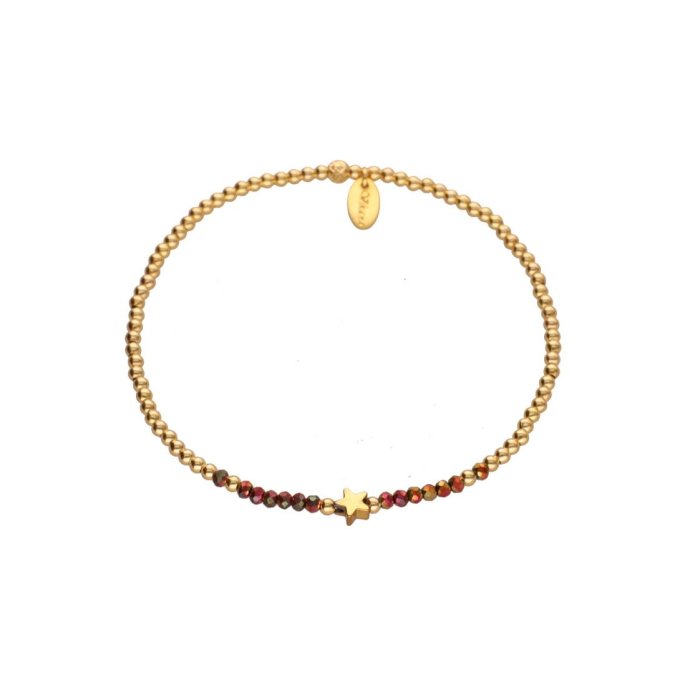 BRACELET ELIA DORE CRISTAL RUBIS 