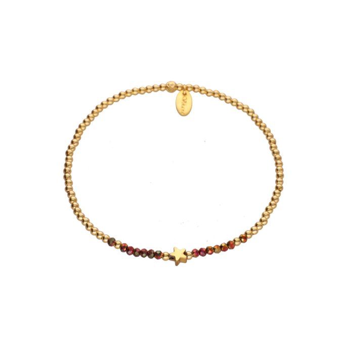 BRACELET STELLA CRISTAL RUBIS 