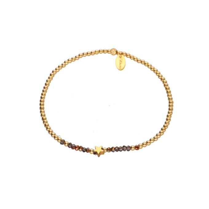 BRACELET STELLA CRISTAL MOKA 
