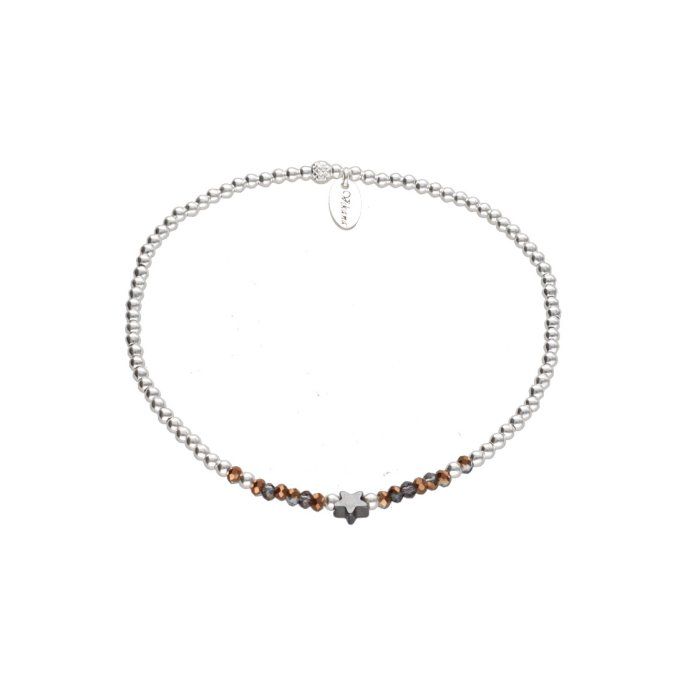 BRACELET STELLA CRISTAL MOKA 