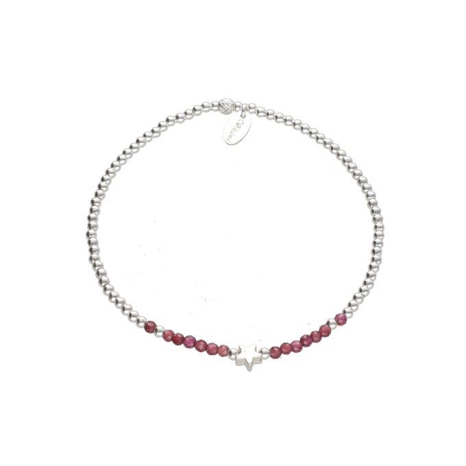BRACELET STELLA GRENAT 