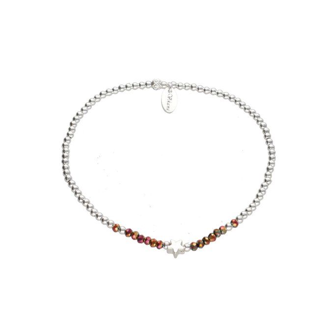 BRACELET STELLA CRISTAL RUBIS 
