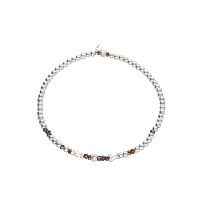 BRACELET LIVIA DORE CRISTAL MOKA 