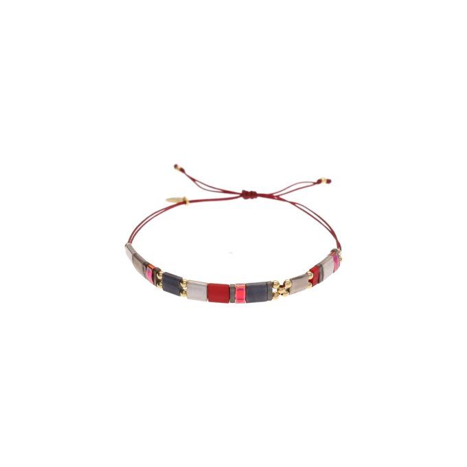 BRACELET CAMILLE ROUGE BLEU 