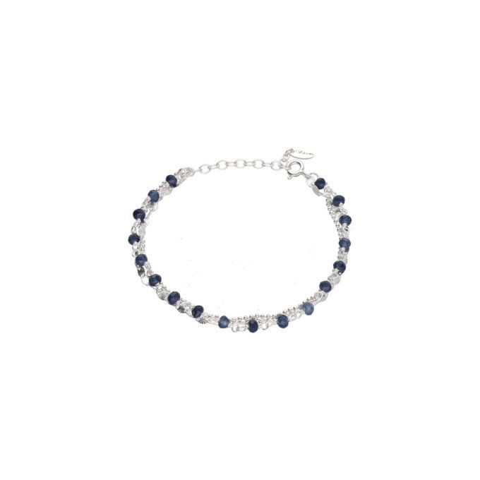 BRACELET HILONA TRIPLE TOURMALINE BLEU