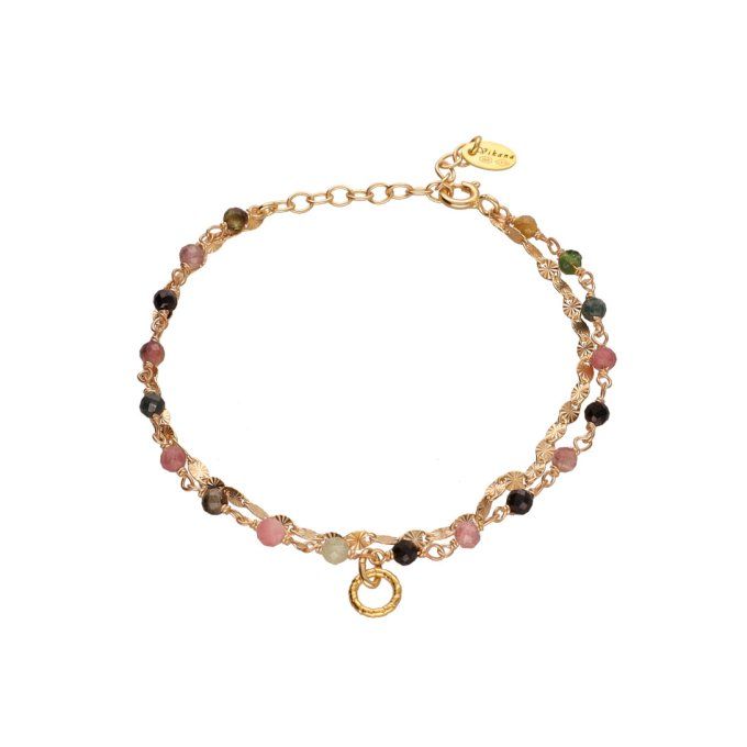 BRACELET HANAE TOURMALINE ROSE 