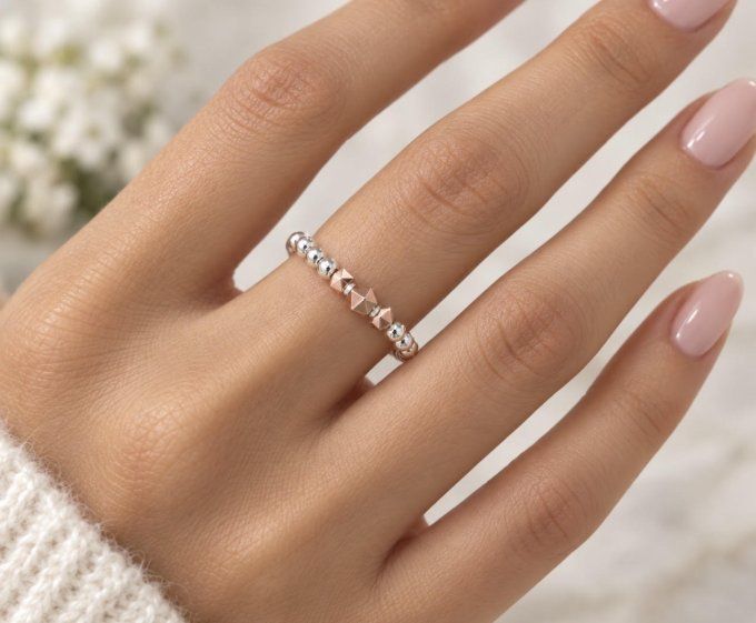 BAGUE SUN SEA ROSE GOLD
