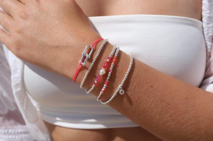 BRACELET LYLOU ROSE 